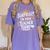 Surprise I'M Your Teacher Today Sub Substitute Teacher Women's Comfort Colors T-Shirt Violet
