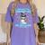 Surviving The Teacher Life Pjs Pajamas Christmas Xmas Teache Women's Comfort Colors T-Shirt Violet Surviving The Teacher Life Pjs Pajamas Christmas Xmas Teache Women's Comfort Colors T-Shirt Violet
