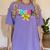 Teach Coquette Bow Teacher Back To School Happy First Day Women's Comfort Colors T-Shirt Violet Teach Coquette Bow Teacher Back To School Happy First Day Women's Comfort Colors T-Shirt Violet