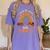 I Teach The Cutest Little Turkeys Thanksgiving Teacher Men Women Girls Kids Women's Comfort Colors T-Shirt Violet