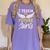 I Teach Future Saints Catholic Educator Teacher Women's Comfort Colors T-Shirt Violet