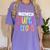 I Teach Future Superheroes Teacher Teaching Women's Comfort Colors T-Shirt Violet I Teach Future Superheroes Teacher Teaching Women's Comfort Colors T-Shirt Violet