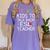 I Teach Kids To Talk Back ESL ESOL Teacher School Team Group Women's Comfort Colors T-Shirt Violet I Teach Kids To Talk Back ESL ESOL Teacher School Team Group Women's Comfort Colors T-Shirt Violet