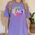 Teach Peace For Teachers And Educators Counselor Women's Comfort Colors T-Shirt Violet