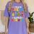 I Teach Pre-K Superheroes Students Teacher Back To School Women's Comfort Colors T-Shirt Violet I Teach Pre-K Superheroes Students Teacher Back To School Women's Comfort Colors T-Shirt Violet