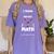 I Teach Science Because Math Teachers Need Heroes Too Women's Comfort Colors T-Shirt Violet
