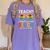 Teach I Thought You Said Beach Teacher Summer Vacation Women's Comfort Colors T-Shirt Violet Teach I Thought You Said Beach Teacher Summer Vacation Women's Comfort Colors T-Shirt Violet