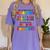 Teacher We Are Like a Box Of Crayons Back To School Women's Comfort Colors T-Shirt Violet Teacher We Are Like a Box Of Crayons Back To School Women's Comfort Colors T-Shirt Violet