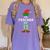 The Teacher Elf Family Matching Group Idea Christmas Women's Comfort Colors T-Shirt Violet