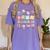 Teacher Groovy Play Is Learning Back To School Women's Comfort Colors T-Shirt Violet