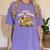 Teacher Halloween School Bus Driver Cute Ghost Witch Party Women's Comfort Colors T-Shirt Violet