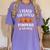Teacher Halloween I Teach The Cutest Pumpkins In The Patch Women's Comfort Colors T-Shirt Violet