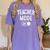 Teacher Mode On School Education Educator Women's Comfort Colors T-Shirt Violet Teacher Mode On School Education Educator Women's Comfort Colors T-Shirt Violet