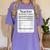 Teacher Nutrition Facts Teachers Nutritional Fact Women's Comfort Colors T-Shirt Violet Teacher Nutrition Facts Teachers Nutritional Fact Women's Comfort Colors T-Shirt Violet