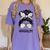 Teacher Para Life Tee Paraprofessional Cute Messy Bun Women's Comfort Colors T-Shirt Violet