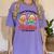 Teacher Of Smart Cookies Cute Gingerbread Teacher Christmas Women's Comfort Colors T-Shirt Violet Teacher Of Smart Cookies Cute Gingerbread Teacher Christmas Women's Comfort Colors T-Shirt Violet