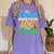 My Teacher Survived 100 Days Of Me Dab 100 Days Of School For Men Women Kids Women's Comfort Colors T-Shirt Violet My Teacher Survived 100 Days Of Me Dab 100 Days Of School For Men Women Kids Women's Comfort Colors T-Shirt Violet