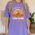 Teacher Thanksgiving Thankful For My Third Grade Turkeys Women's Comfort Colors T-Shirt Violet