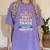 Teacher Tiny Human Tamer This My Circus These Are My Monkeys Women's Comfort Colors T-Shirt Violet