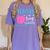 Teacher Of Tiny Humans Preschool Pre K Kindergarten Teacher Women's Comfort Colors T-Shirt Violet