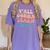 Teacher Y'All Gonna Learn Today First Day Of School Teachers Women's Comfort Colors T-Shirt Violet