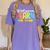 Teacher Y'All Gonna Learn Today First Day Of School Women's Comfort Colors T-Shirt Violet Teacher Y'All Gonna Learn Today First Day Of School Women's Comfort Colors T-Shirt Violet