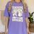 Teachers Love Brains Halloween Costume Boo Trick Teach Women's Comfort Colors T-Shirt Violet Teachers Love Brains Halloween Costume Boo Trick Teach Women's Comfort Colors T-Shirt Violet