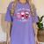 Teachers Valentine Day I Love My Class A Latte Coffee Women Women's Comfort Colors T-Shirt Violet