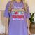 Teaching Assistant Because Teachers Need Heroes Too Cute Women's Comfort Colors T-Shirt Violet