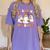 Teaching My Boos Cute Spooky Ghost Teacher Halloween Women Women's Comfort Colors T-Shirt Violet