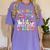 Teaching Future Leaders Groovy Teacher Back To School Women's Comfort Colors T-Shirt Violet Teaching Future Leaders Groovy Teacher Back To School Women's Comfort Colors T-Shirt Violet
