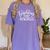 Teaching Tiny Disciples Christian Teacher Women's Comfort Colors T-Shirt Violet Teaching Tiny Disciples Christian Teacher Women's Comfort Colors T-Shirt Violet