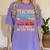 Teaching Is a Walk In Park Dinosaur Teacher Women's Comfort Colors T-Shirt Violet