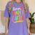 Team Kindergarten Teacher Student Back To School Women's Comfort Colors T-Shirt Violet
