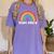 Team Pre-K Teacher Crew Squad Hello Back School Graduation Women's Comfort Colors T-Shirt Violet