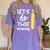 Lets Do This Test Day State Testing Teacher Motivational Women's Comfort Colors T-Shirt Violet