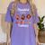 Thankful For My Prek Turkeys In Masks Thanksgiving Teacher For Men Women Women's Comfort Colors T-Shirt Violet