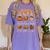 Thankful Syllables Teacher Thanksgiving Educational Kids Women's Comfort Colors T-Shirt Violet Thankful Syllables Teacher Thanksgiving Educational Kids Women's Comfort Colors T-Shirt Violet