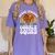 Thanksgiving Dance Teacher Gobble Squad Turkey Women's Comfort Colors T-Shirt Violet Thanksgiving Dance Teacher Gobble Squad Turkey Women's Comfort Colors T-Shirt Violet