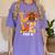 Thanksgiving Love Pre-K Teacher Turkey Autumn Fall For Men Women Girls Kids Women's Comfort Colors T-Shirt Violet