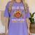 Thanksgiving Teacher Turkey Lets Eat Kids Punctuation Women's Comfort Colors T-Shirt Violet Thanksgiving Teacher Turkey Lets Eat Kids Punctuation Women's Comfort Colors T-Shirt Violet