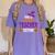 Tired Teacher Costume For Halloween Teachers Women's Comfort Colors T-Shirt Violet Tired Teacher Costume For Halloween Teachers Women's Comfort Colors T-Shirt Violet