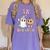 TK Boo Crew Retro Groovy Halloween Floral Ghost TK Teacher Men Women Kids Women's Comfort Colors T-Shirt Violet TK Boo Crew Retro Groovy Halloween Floral Ghost TK Teacher Men Women Kids Women's Comfort Colors T-Shirt Violet