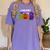 TOD Itinerant Teacher Of The Deaf Halloween ASL Interpreters Women's Comfort Colors T-Shirt Violet TOD Itinerant Teacher Of The Deaf Halloween ASL Interpreters Women's Comfort Colors T-Shirt Violet