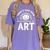 Today’s Good Mood Is Sponsored By Art Teacher Sun Tee Women's Comfort Colors T-Shirt Violet Today’s Good Mood Is Sponsored By Art Teacher Sun Tee Women's Comfort Colors T-Shirt Violet