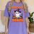 Trick Or Teach Teacher Halloween Ghost Pencil Floral Women's Comfort Colors T-Shirt Violet Trick Or Teach Teacher Halloween Ghost Pencil Floral Women's Comfort Colors T-Shirt Violet