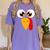 Turkey Face Halloween Costume Thanksgiving Teacher Nurse Women's Comfort Colors T-Shirt Violet Turkey Face Halloween Costume Thanksgiving Teacher Nurse Women's Comfort Colors T-Shirt Violet
