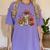 Turkey Reading Books Fall Thanksgiving Teacher Librarian Women's Comfort Colors T-Shirt Violet
