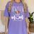 I Have Two Titles Teacher And Mom And I Rock Them Both Women's Comfort Colors T-Shirt Violet I Have Two Titles Teacher And Mom And I Rock Them Both Women's Comfort Colors T-Shirt Violet