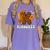 Unity Day Shirt Kindness Orange Teacher Kids Be Kind Women's Comfort Colors T-Shirt Violet
